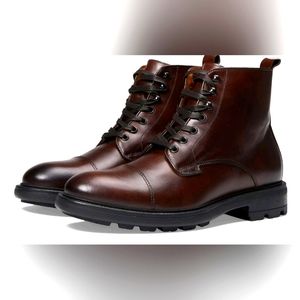 🆕️Italian Bruno Magli King Leather Boots Men 10.5